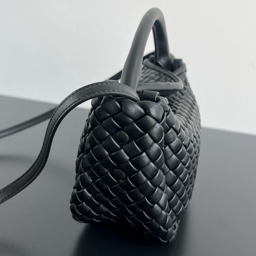 Woven Leather Mini Bag