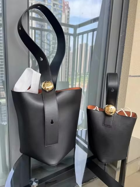 The Luxe Pebble Bucket Bag