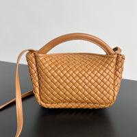 Woven Leather Mini Bag